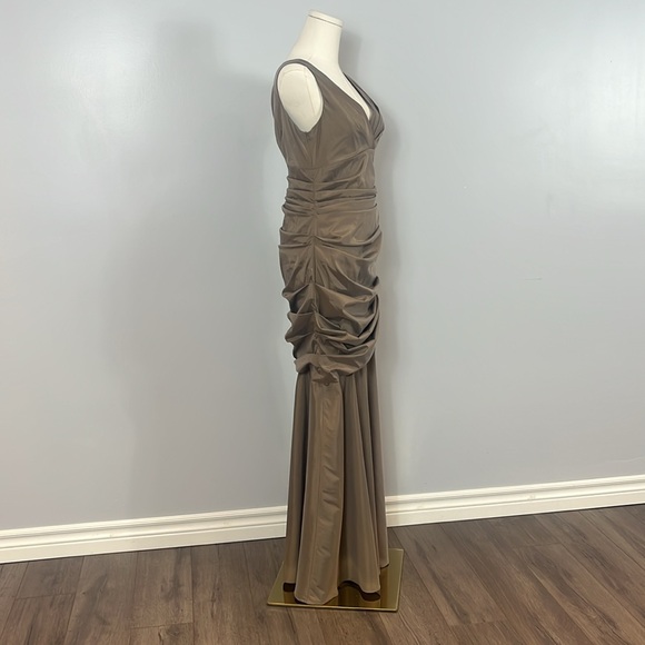 THEIA Taupe Formal Dress Gown - Picture 7 of 17